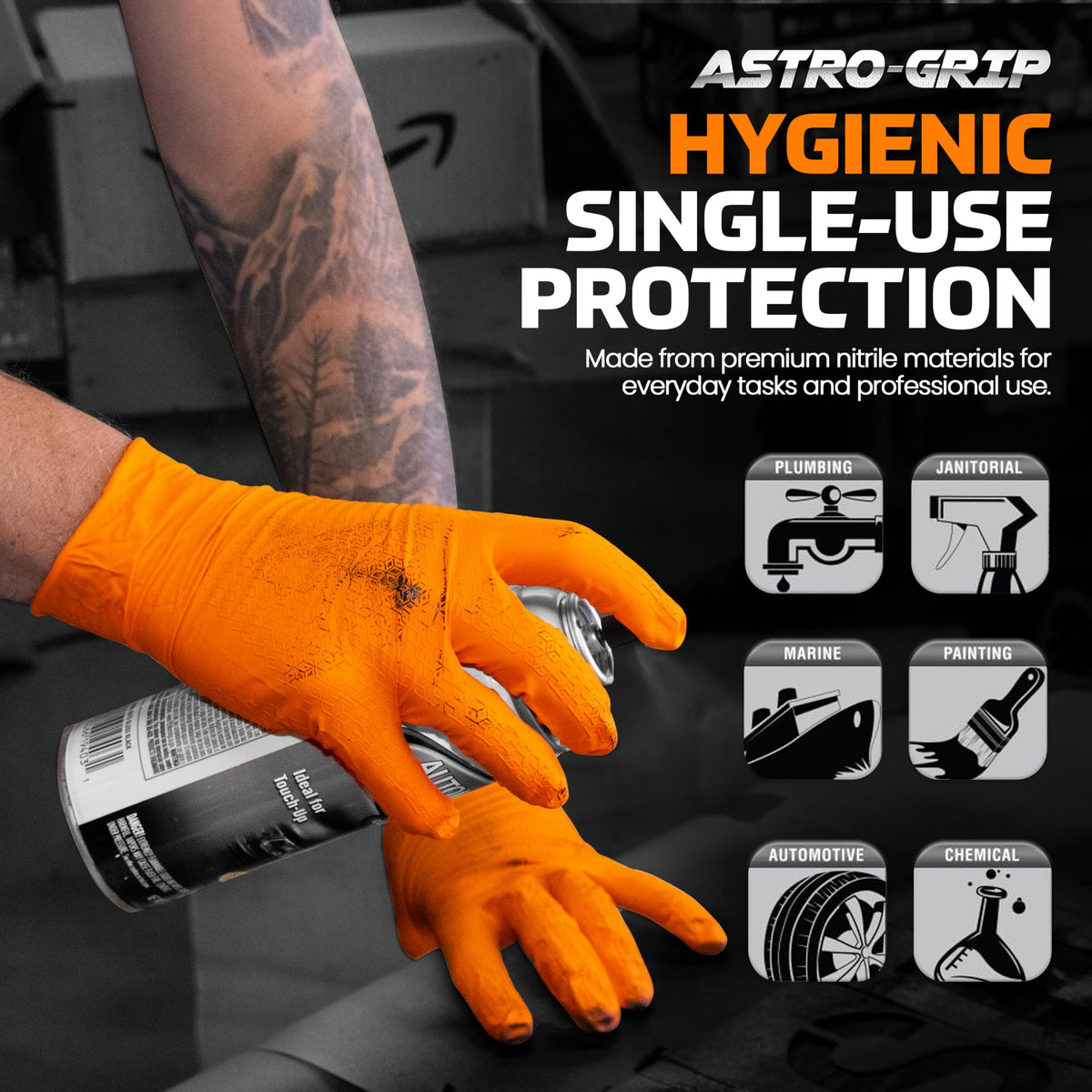 Ambidextrous SAS Astro-Grip gloves suitable for use with either hand.