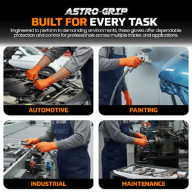 Glove storage guidance for SAS Astro-Grip in a cool, dry place away from sunlight.