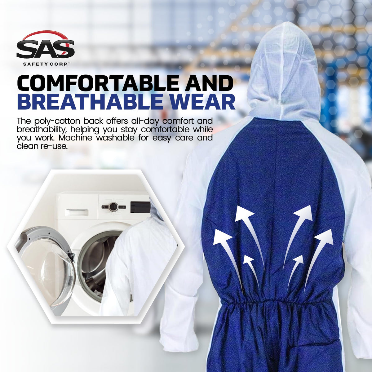 SAS Moonsuit elastic waist and pockets support tools and gear.