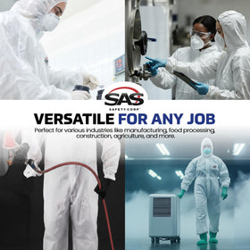SAS Moonsuit washable material offers reusable protection for multiple jobs.