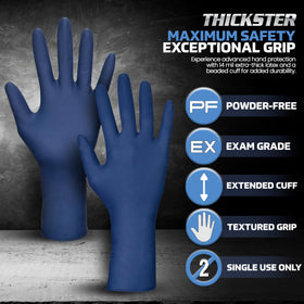 SAS Thickster 14 mil latex gloves offer durability for tough tasks.