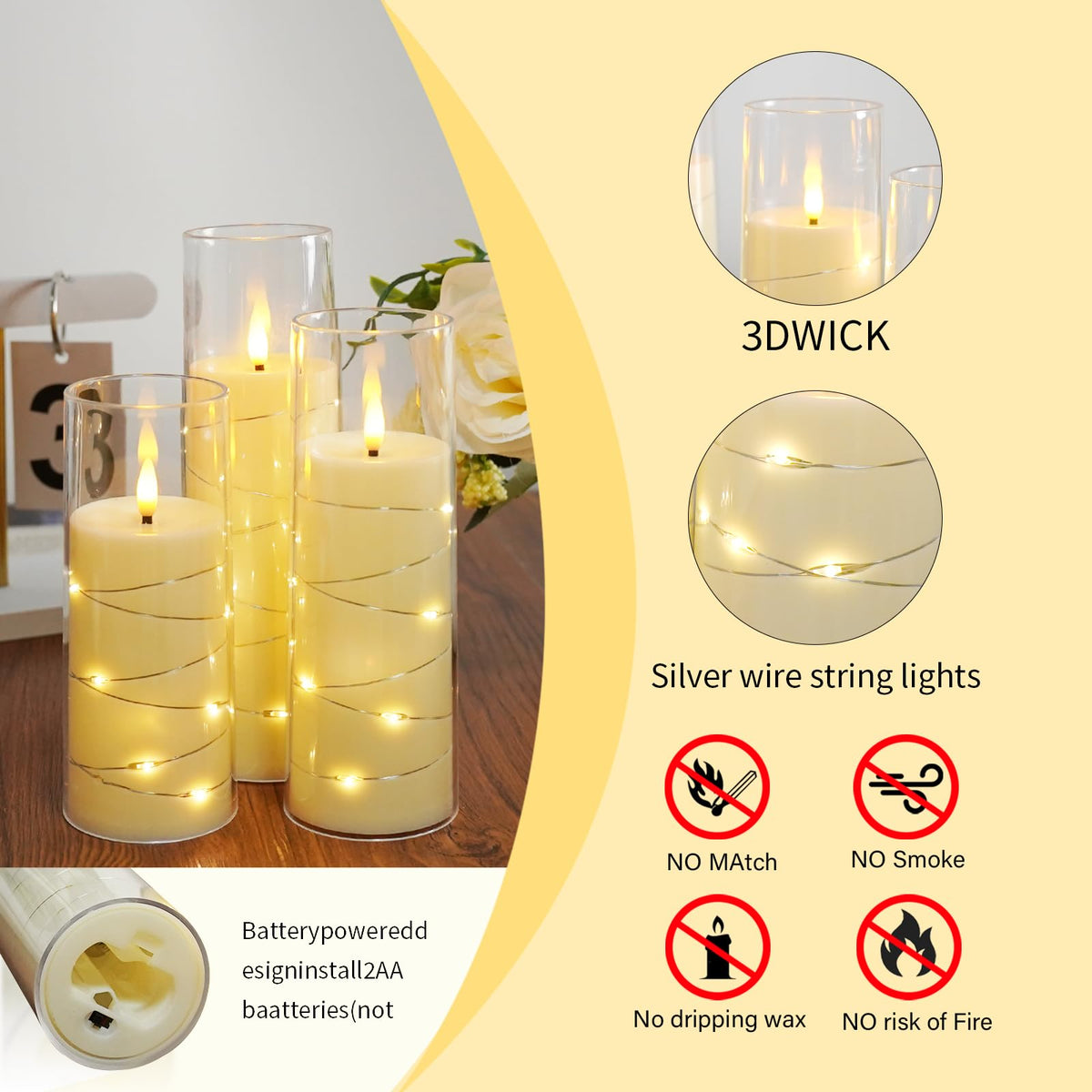 Sasigeiaa candles create dining room warm ambiance for meals