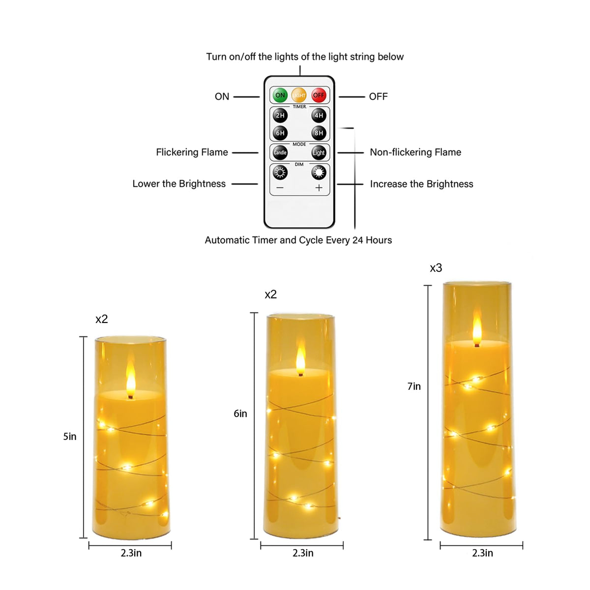 Sasigeiaa flameless candles offer safe, flame-free ambiance around kids and pets.