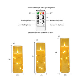 Sasigeiaa flameless candles offer safe, flame-free ambiance around kids and pets.