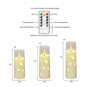 Sasigeiaa remote control and timer for easy lighting control