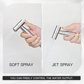 SassyAstra bidet sprayer installed on toilet demonstrating easy setup.
