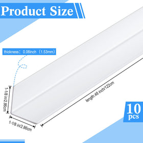 Sasylvia vinyl corner guards 48in durable coverage for high-traffic corners.
