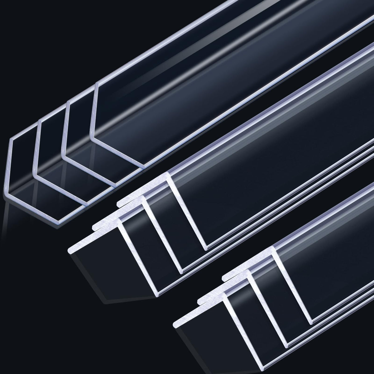 Sasylvia wall corner protector package showing ten pieces for full room coverage.