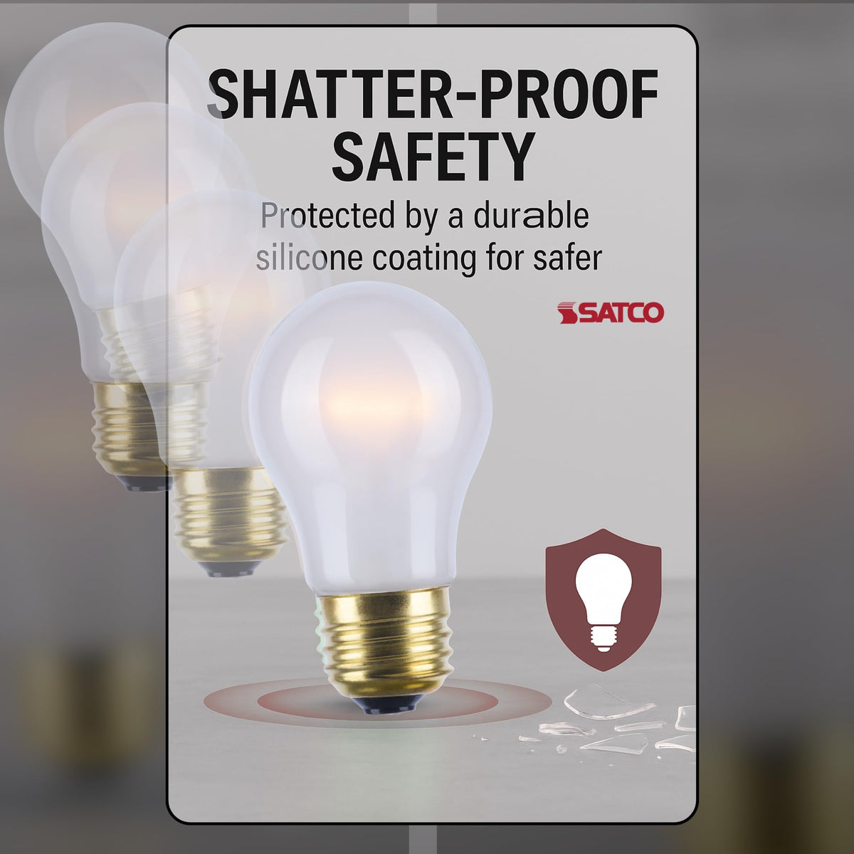 Satco S4881 130V durable filament for consistent brightness