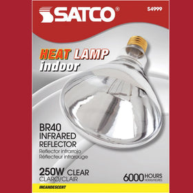 Satco S4999 2700K warm white glow for cozy ambient heating