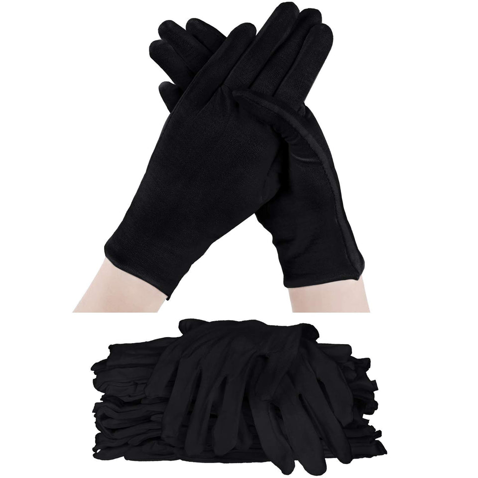 SATINIOR cotton gloves 60-pcs packaging for easy storage and reuse.