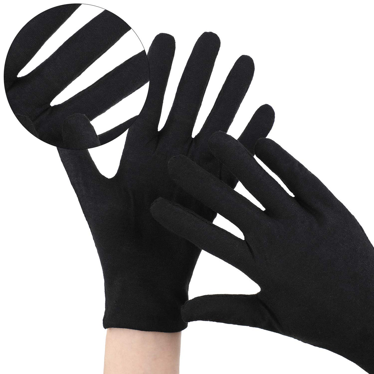 SATINIOR cotton glove safely cleans glass frames and mirrors.
