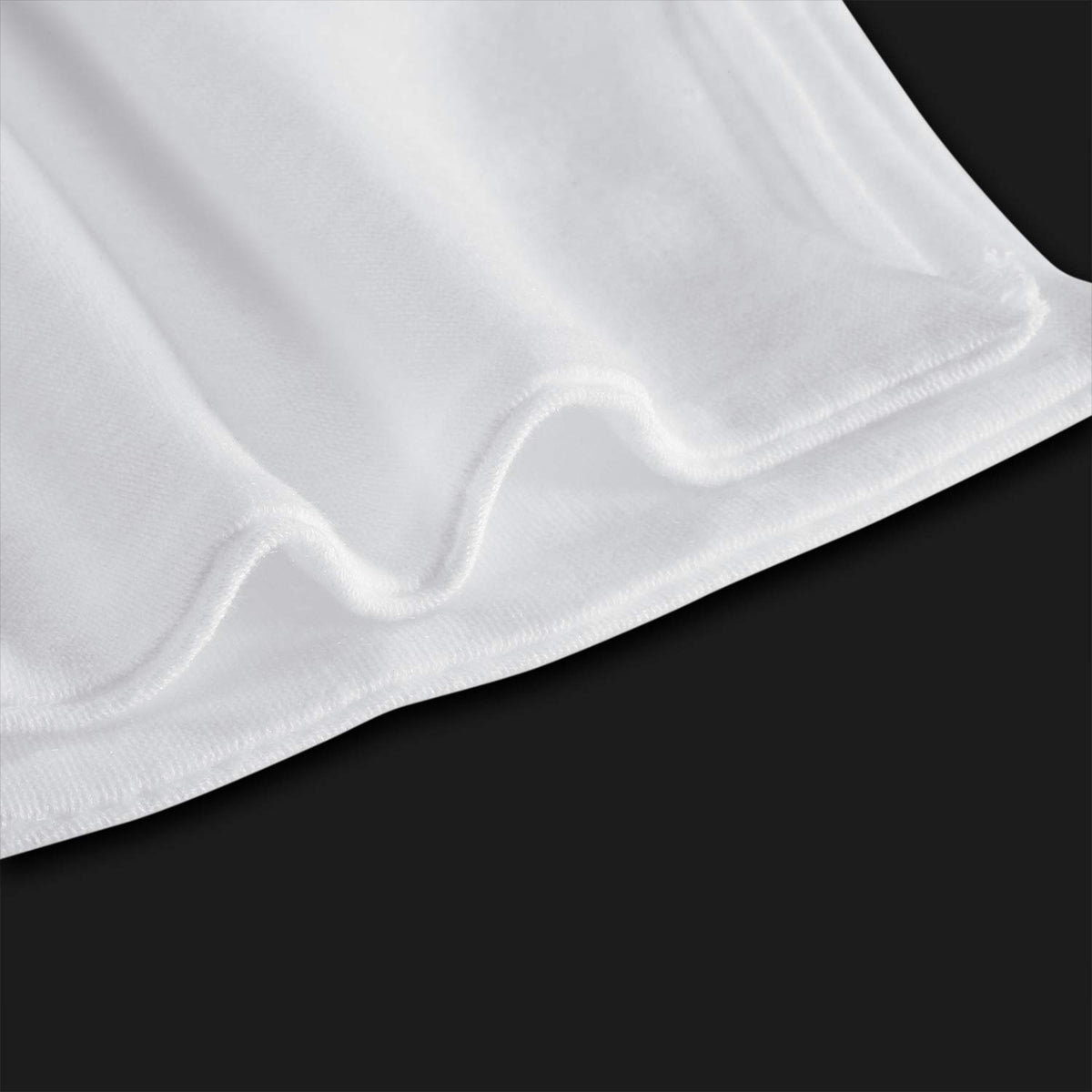 SATINIOR white XL gloves worn on hand showing comfortable fit and breathability