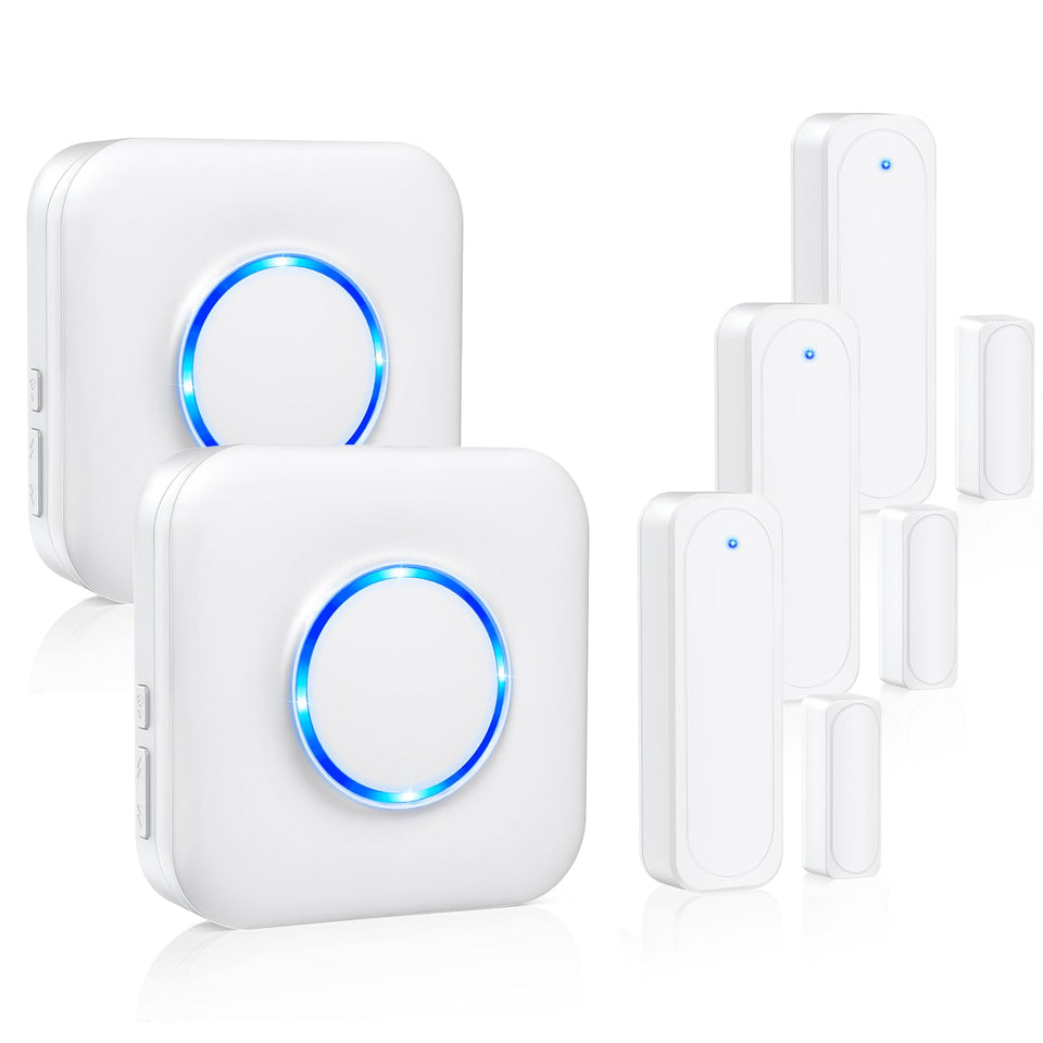 Satisure door chime receiver plugged in for clear home alerts.