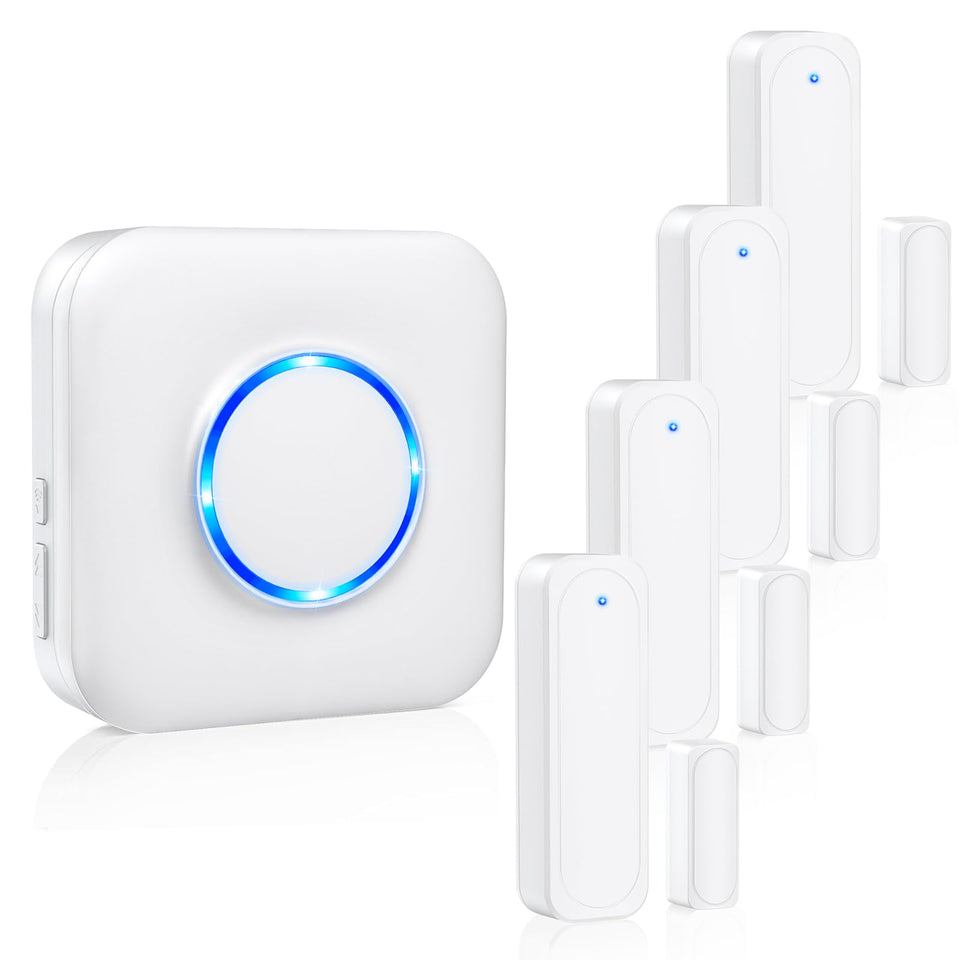 Satisure door chime receiver with clear home and business alerts