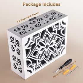 Satisure doorbell cover in boho minimalist style