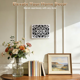 Installation view of Satisure doorbell cover overlay on chime