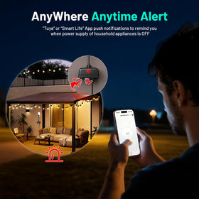 Satisure Indoor Monitoring for fridge, heater, and aquarium power status