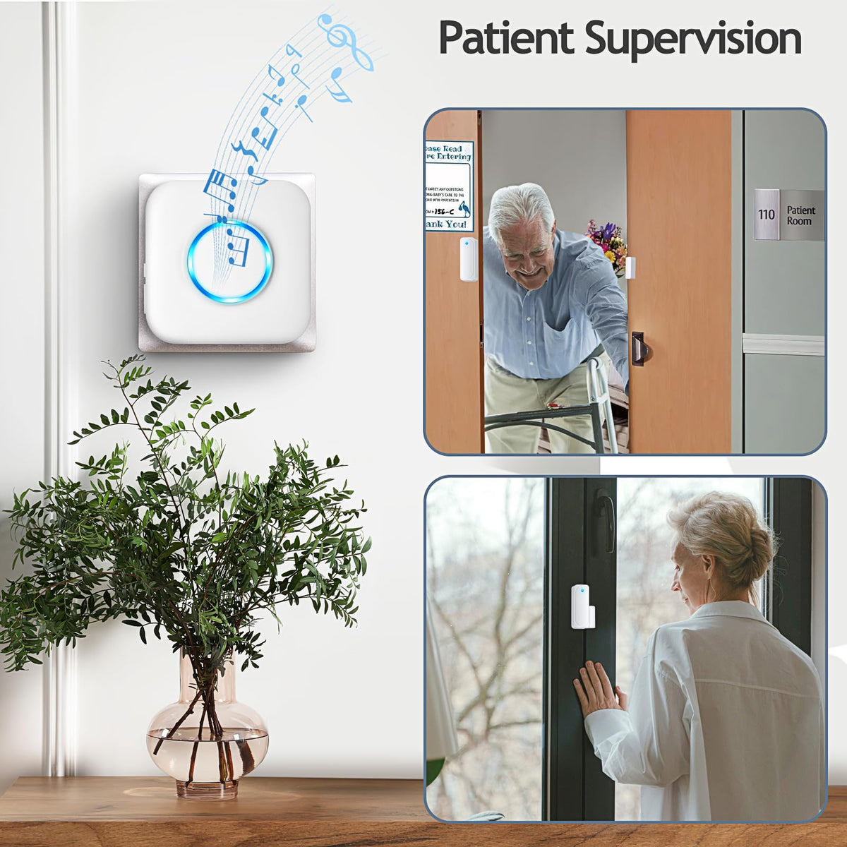 Satisure five volume levels let you tune the chime.