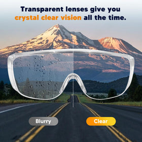 SATTRON 12-pack of safety eyewear for teams or households