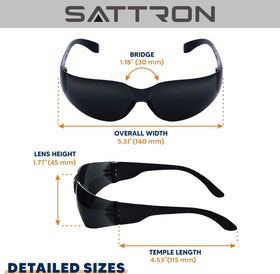 SATTRON 24-pack packaging keeps glasses ready for outdoor work.