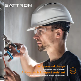 SATTRON anti-scratch coating on lenses reduces wear over time