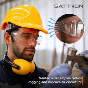 SATTRON lightweight ergonomic frame designed for long wear