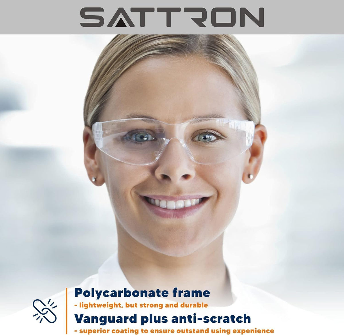 SATTRON wrap-around design provides secure, all-day comfort