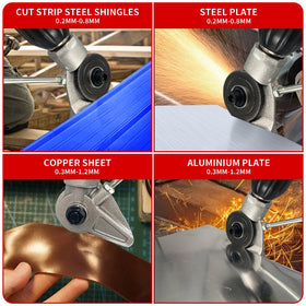 SauHandi Drill Cut Pro assembled on a drill for smooth, accurate cuts.
