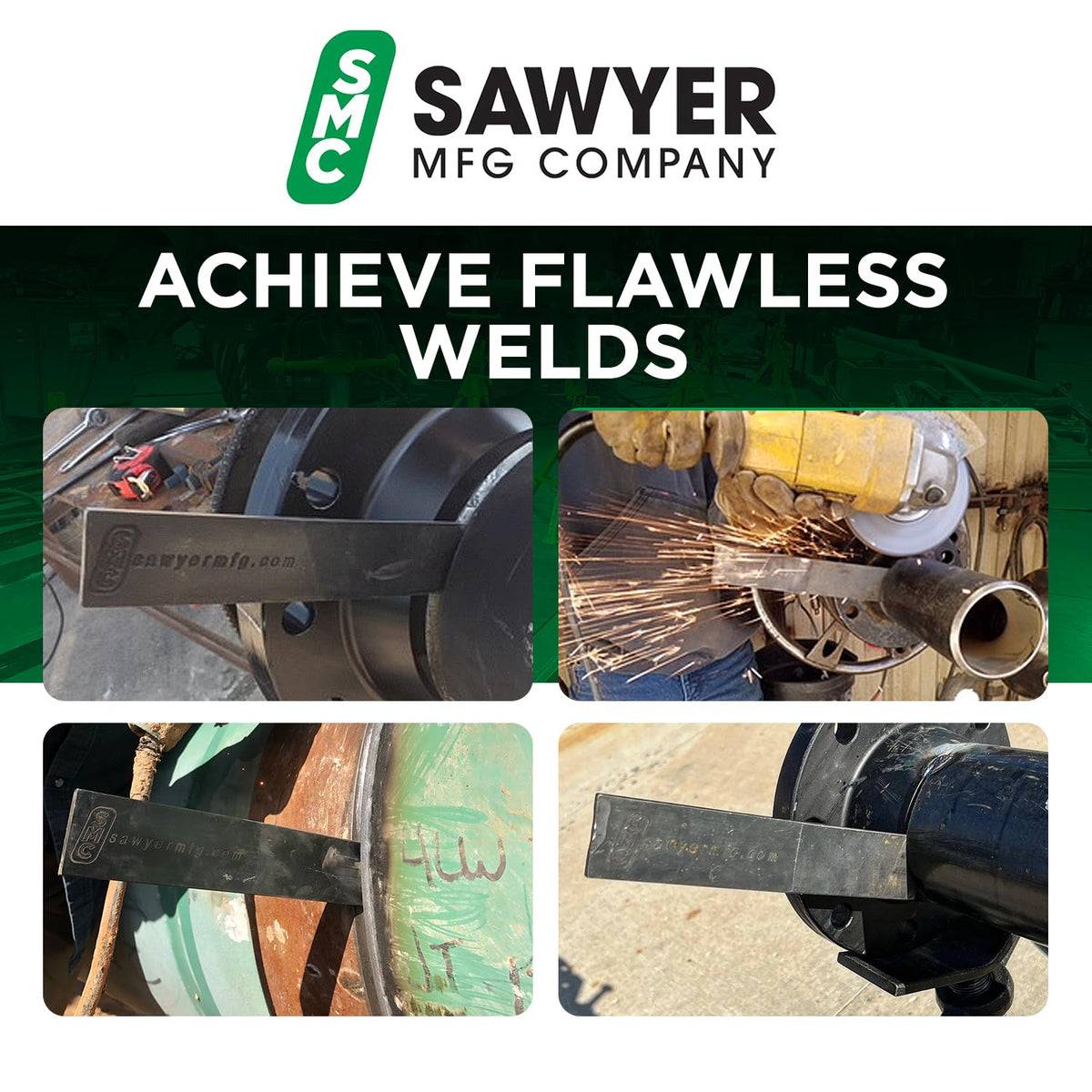 Sawyer wedge ready for metalworking tasks in a workshop.