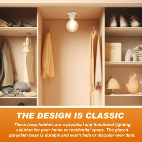 Saysurey indoor garage closet lighting socket for practical spaces