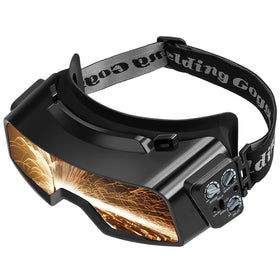 Saysurey welding glasses with quick reaction eye protection for bright sparks.