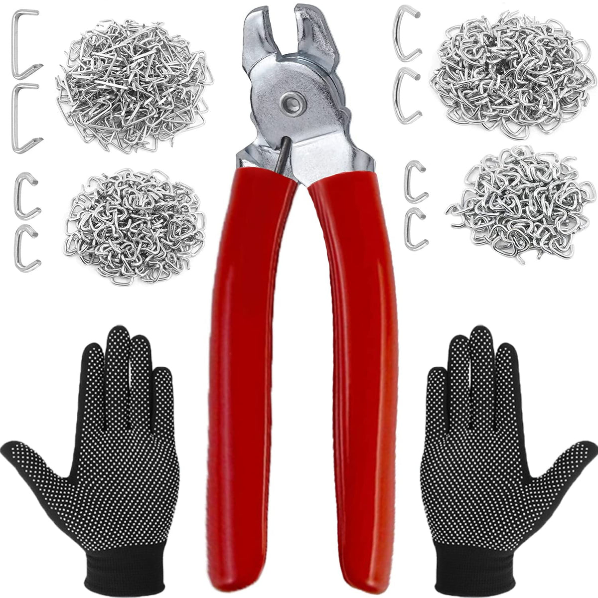 Sazoemao hog rings 1 inch assortment for durable upholstery fixes