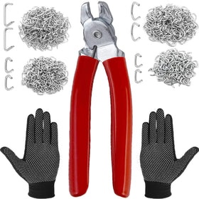 Sazoemao hog rings 1 inch assortment for durable upholstery fixes