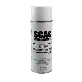 Scag 48521 Cat's Eye Gold spray paint 12oz for OEM color touch-ups on mower surfaces