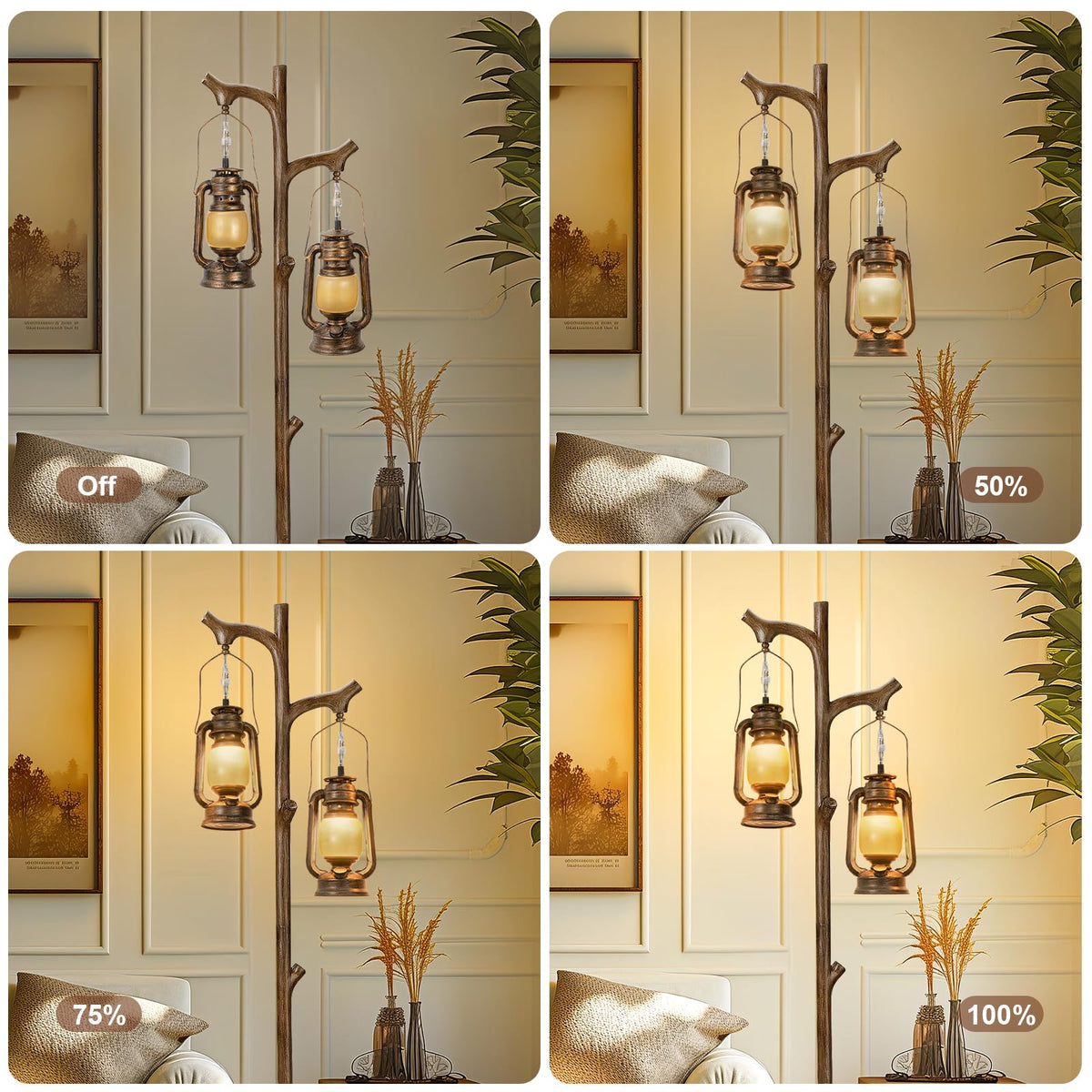 Scenekoy wooden trunk lamp stand enhancing bedroom ambience with natural wood