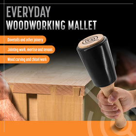 Chisel and gouge carving with balanced blows for consistent depth.