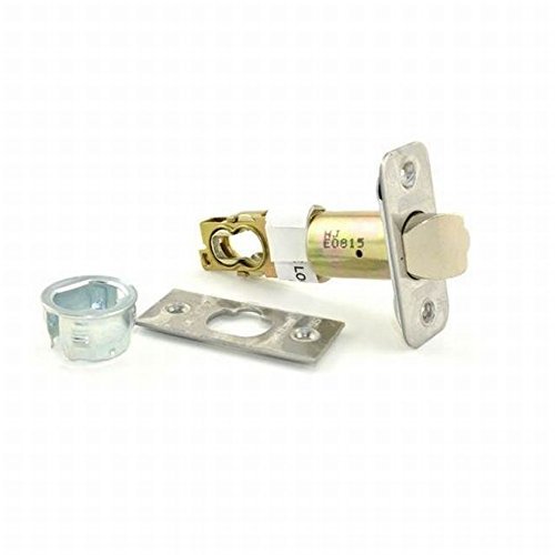 Schlage 16-211 deadlatch in satin chrome for 2 3/8 backsets and 2 3/4 backsets, secure entry.