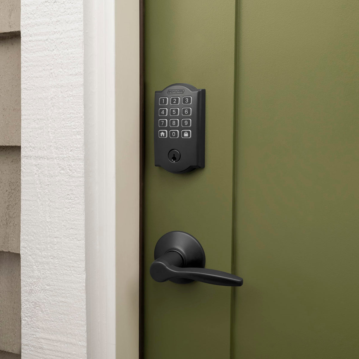 Schlage Arrive app management screen showing codes and notifications