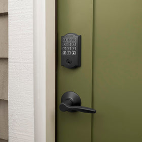 Schlage Arrive app management screen showing codes and notifications