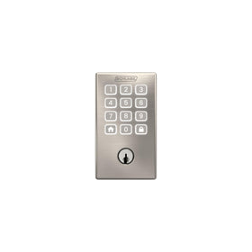 Schlage Arrive satin nickel finish adds modern curb appeal