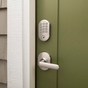Schlage Arrive app control demonstrating remote lock management from mobile device.