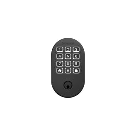 All-weather silicone keypad buttons on Schlage Arrive stay responsive outdoors