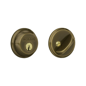 Schlage B60 N 609 strike reinforcer and mounting hardware visible.