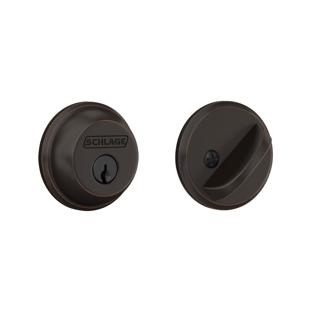 Backset compatibility for Schlage B60 N 716 deadbolt on standard doors