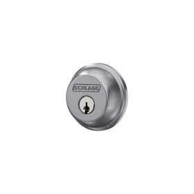 Schlage B60 N 626 deadbolt easy installation with self-aligning holes.