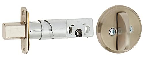 Schlage B81 619 deadbolt with standard trim on door edge for easy fit