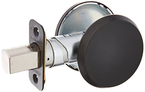 Schlage B81 622 deadbolt in use showing non-keyed one-sided design for easy entry.