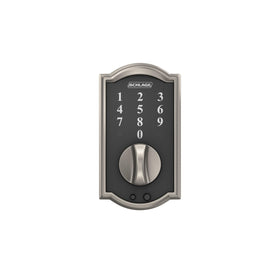 Schlage BE375 CAM 619 compact profile fits between doors without bulk