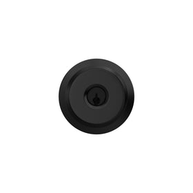 Bowery matte black door knob ready for right- and left-handed doors